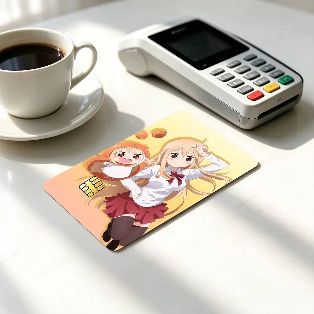 Himouto-Umaru-chan D-Doma  Credit Card HD Stickers Small Chip Waterproof Sticker Game Card Decal Gift