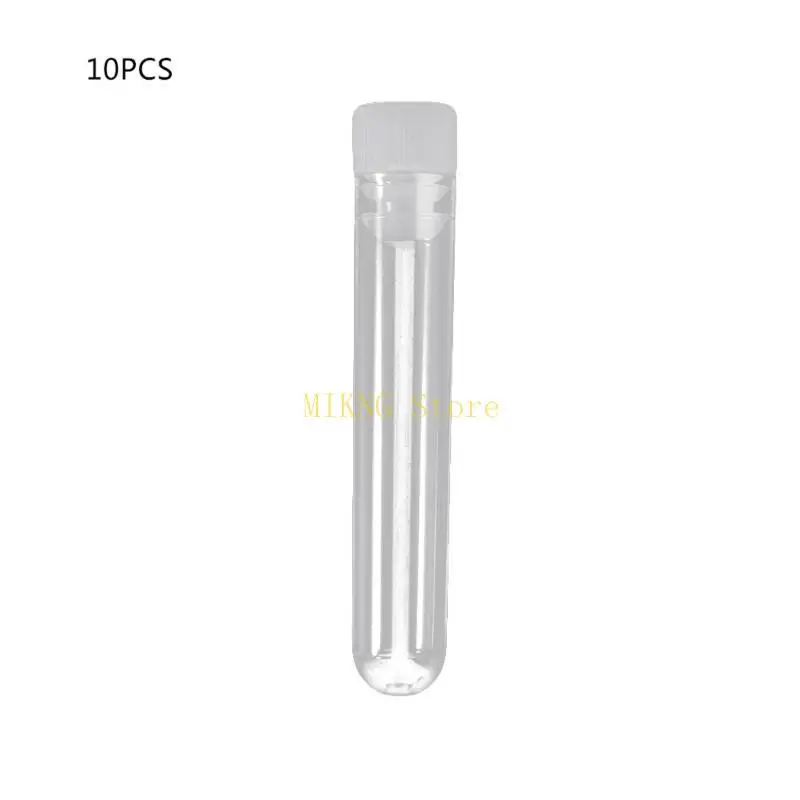 Tubos teste claros com tampas à prova vazamentos para a química da escola propagação da planta 10x melhor venda