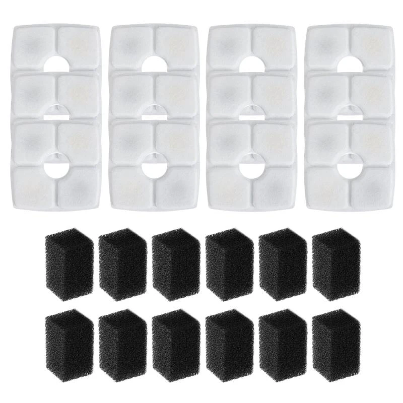 

4/8/12pcs Pet Water Dispenser Filters for Pet Fountain Nonwoven Fabric Replacement Filter Sponge for Automatic Fountain 37JD