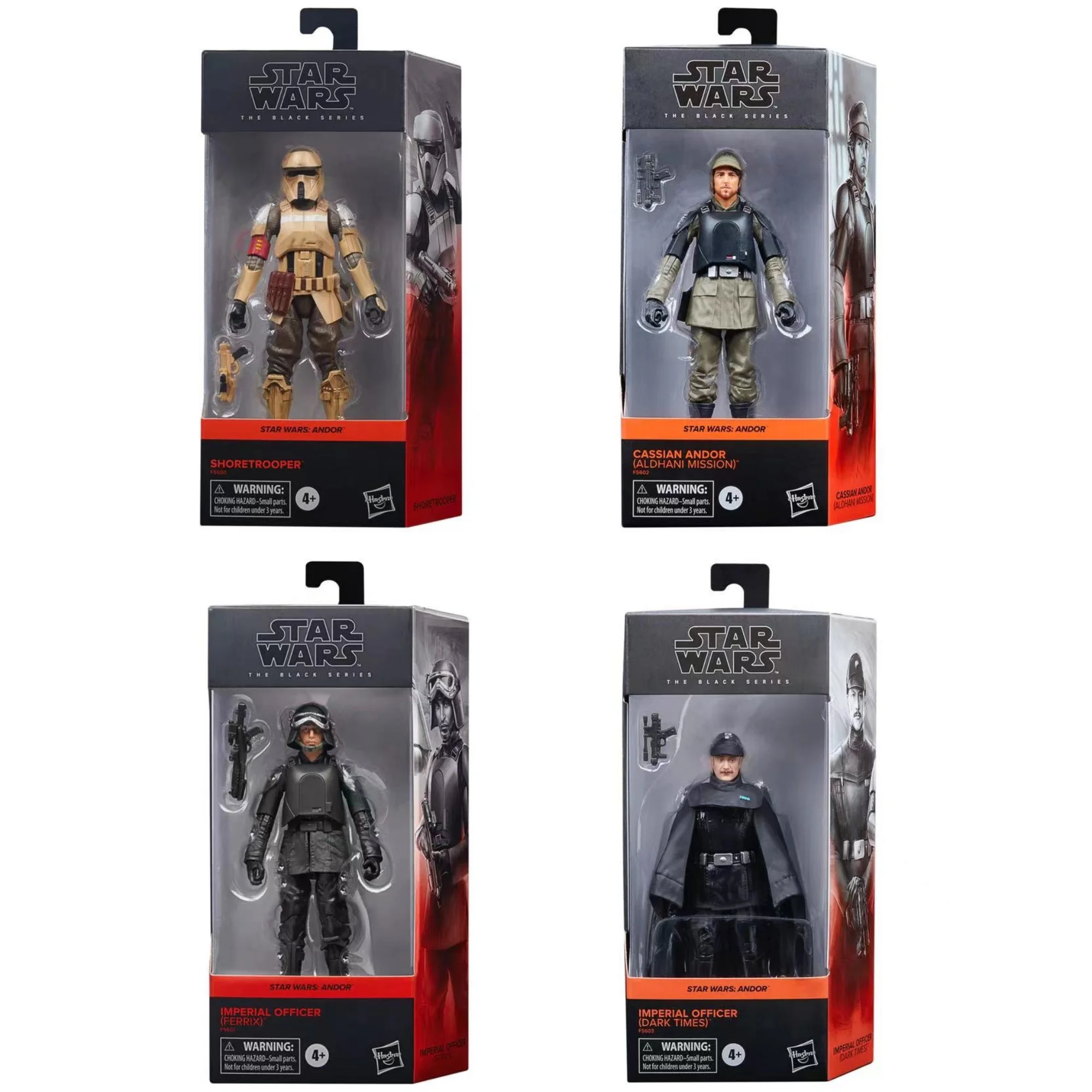 Star Wars The Black Series Cassian Andor Oficial Imperial (Ferrix) Oficial Imperial (Dark Times) Figuras de acción de Shoretrooper