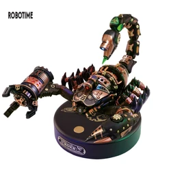 Robotime Rokr Emperor Scorpion 3D Puzzle with Motor & Light Interactive Funny Assembly Moveable Toys Gifts for Teens Adults MI04