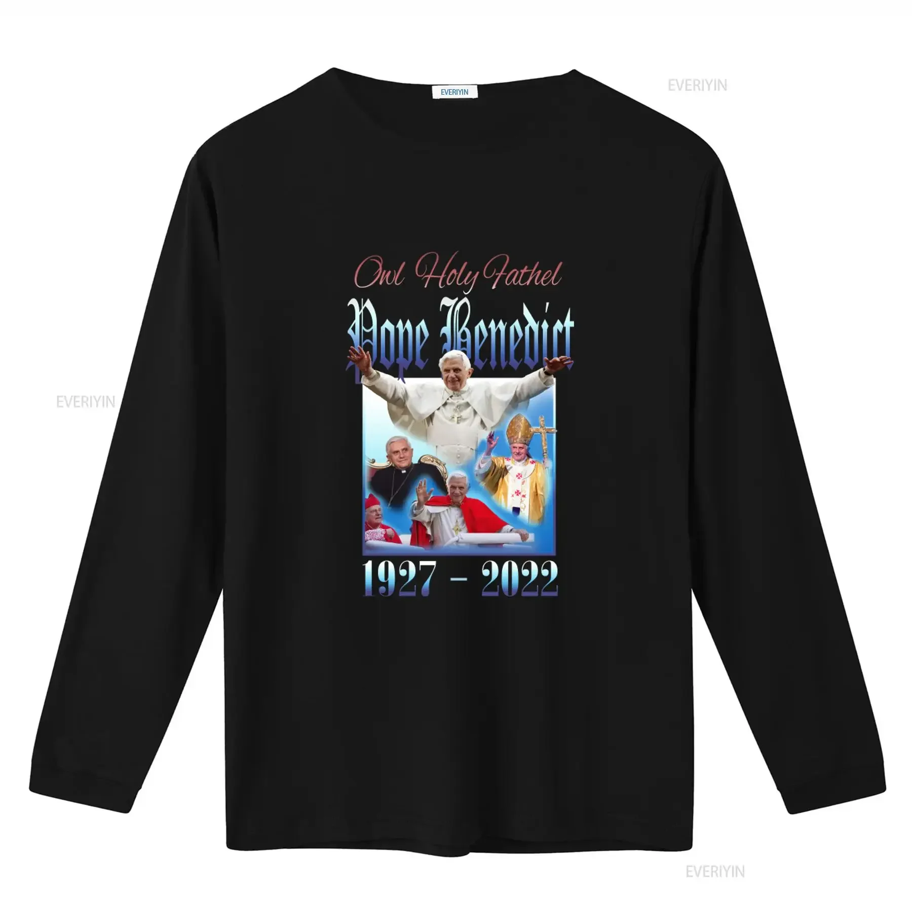 POPE BENEDICT XVI Tribute T Shirt For Catholics Inspired By Christianity Homage Faith Based Commemorative 1927 2022 vintage