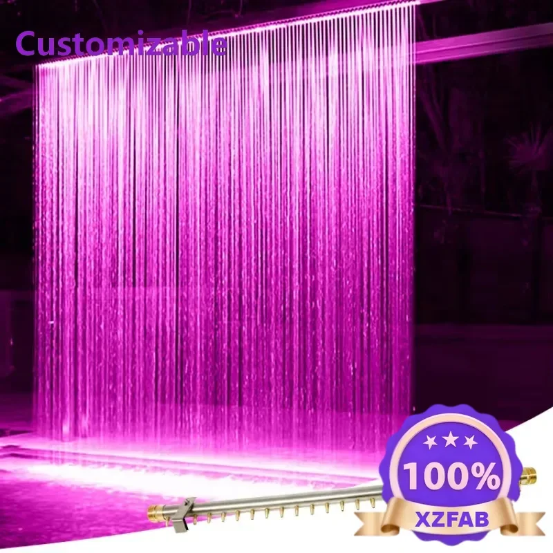 Factory Direct 2026 Colorful Artificial Waterfalls Outdoor Pools Gardens Lakes Stainless Fountain Water Curtain indoor outdoor l