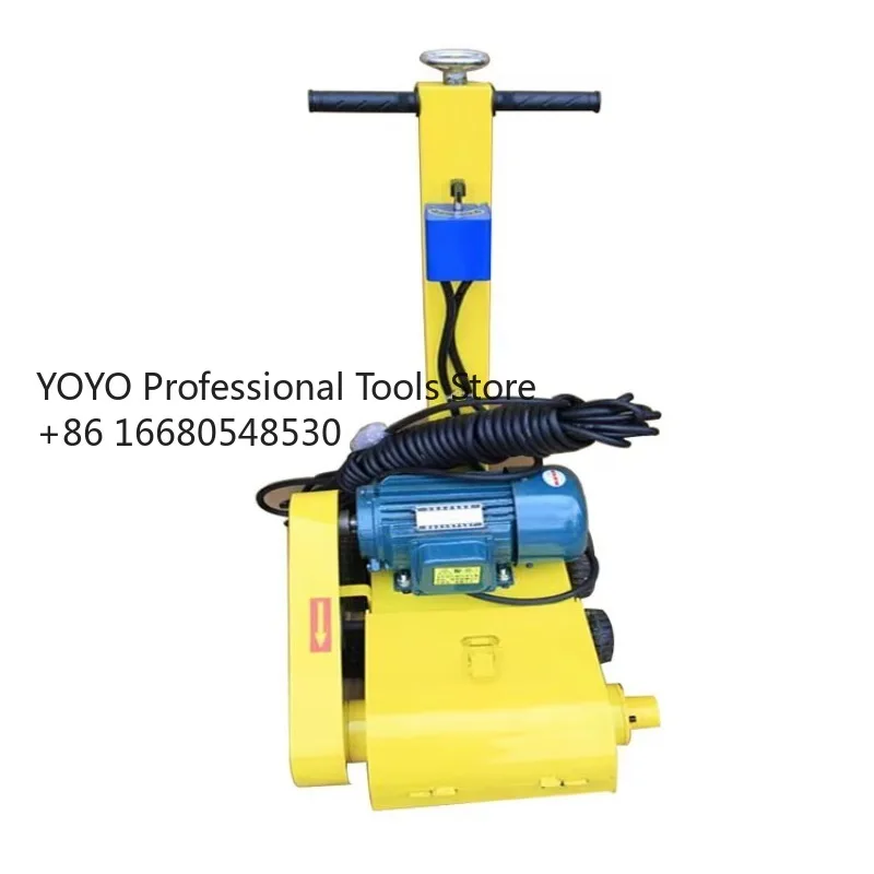 6qwMarine Hand-pushed Electric Ship Maintenance Oxidized Deck Descaling Machine Rusty Steel Plate Grinding and Removing Machine