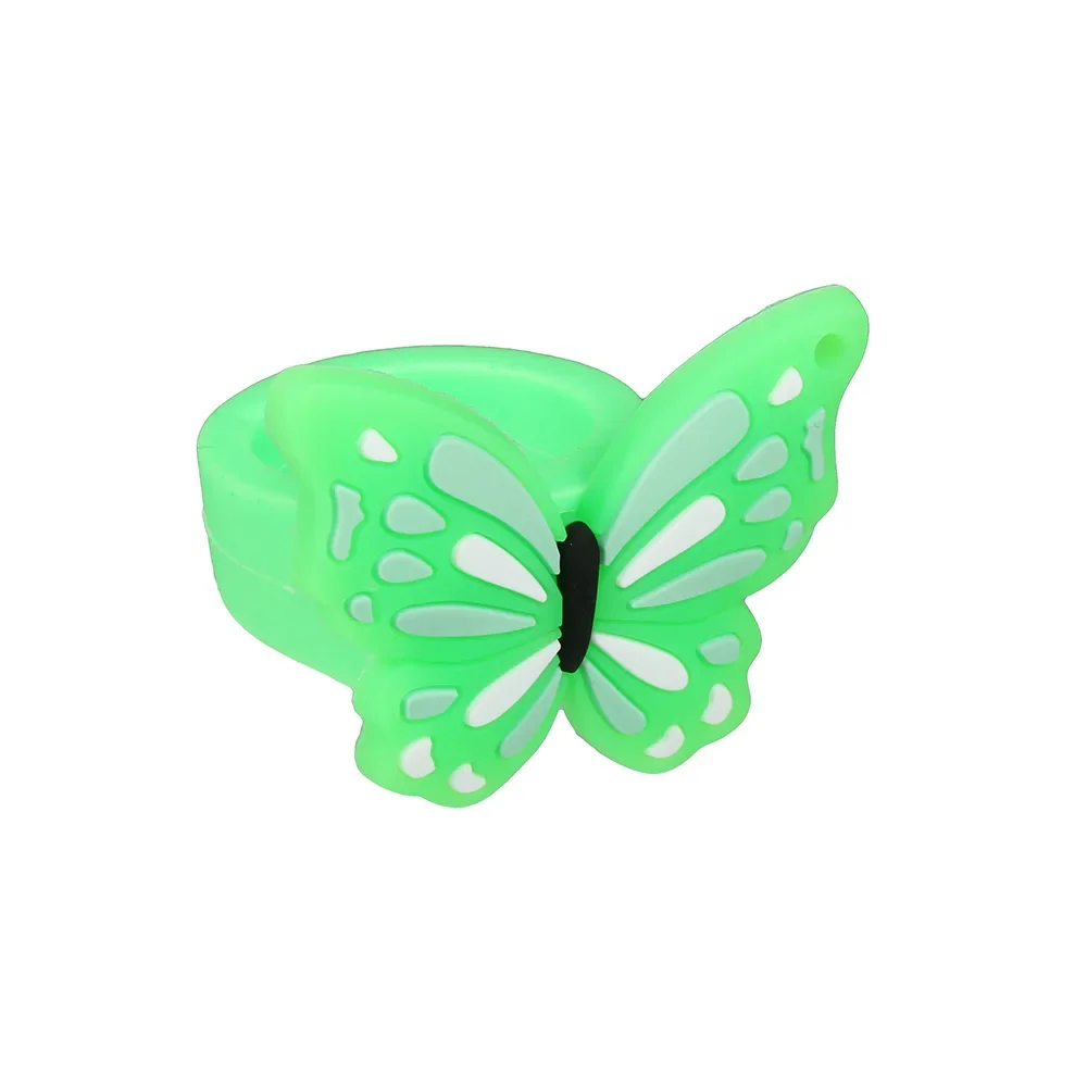 10/40PC Colorful Butterfly Ring Kids Birthday Party Gifts Children\'s Surprise Gifts back to school gifts Baby Shower Party Favor