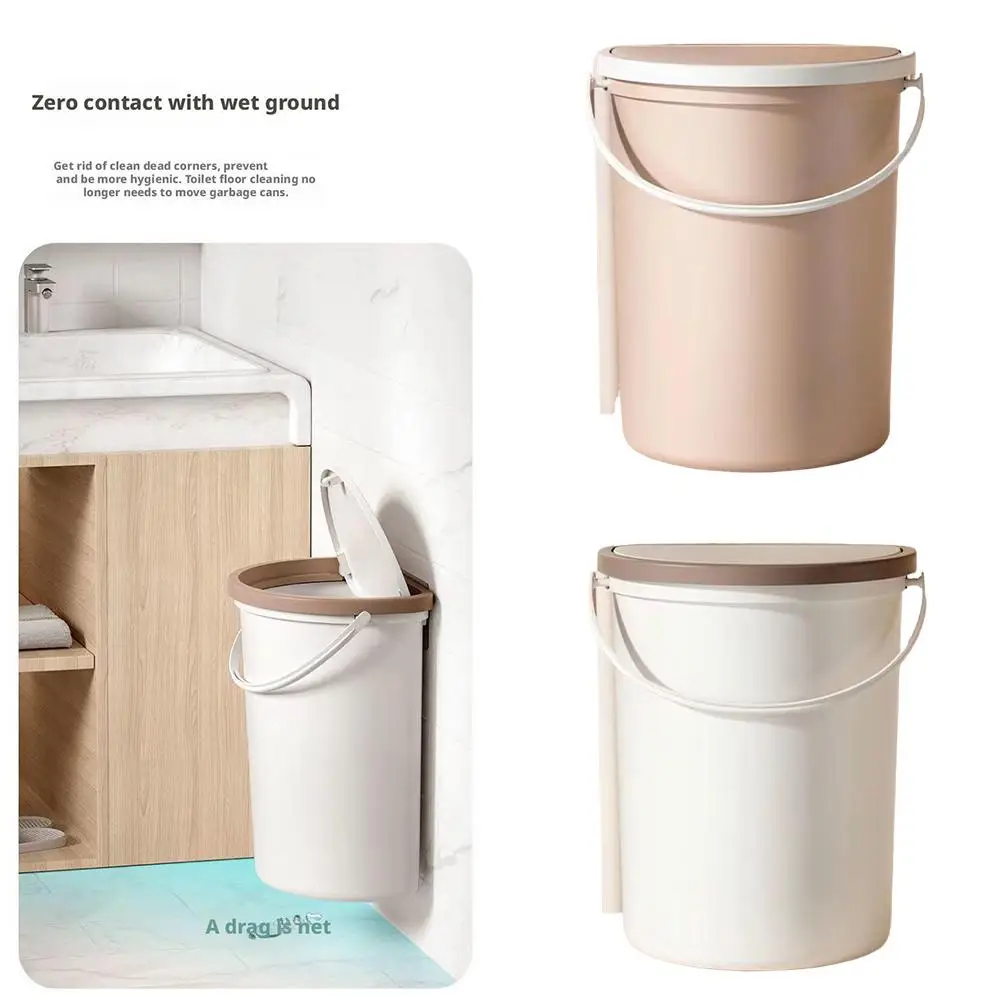 10L Prullenbak Prullenbak Met Deksel Voor RV Camping Boten Camper Handig Voor Installatie Op Deuren Of Muren Auto Prullenbak I4L4