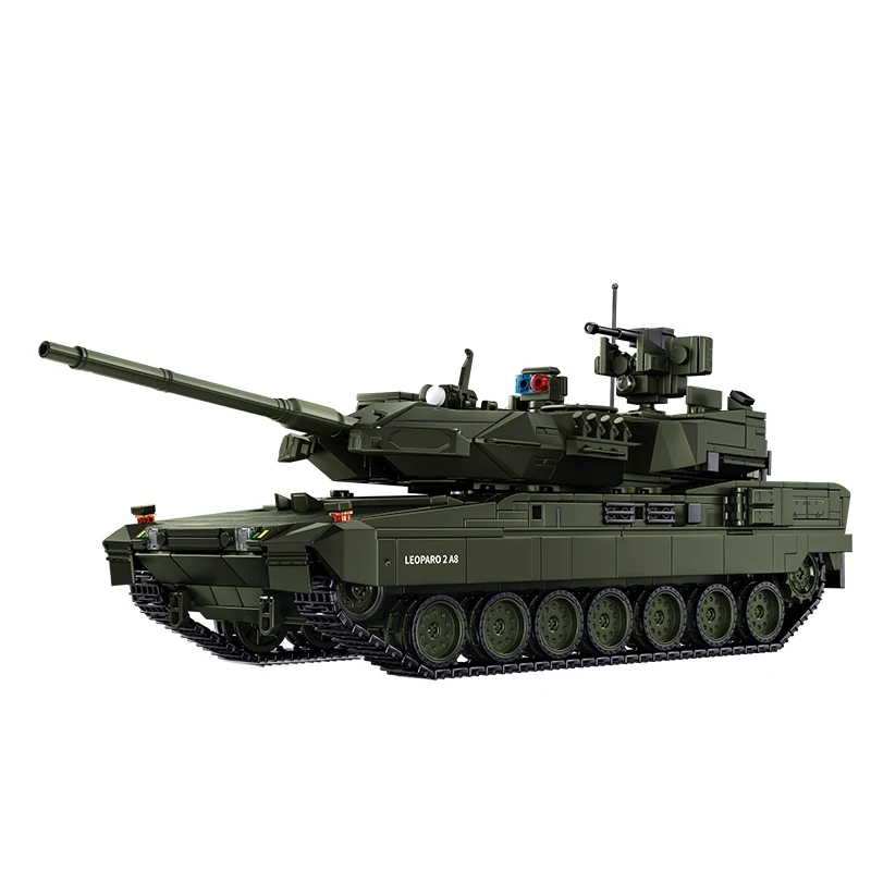 2300 + Stuks Wereldoorlog 2 2A8 Blokken Tank Model Educatief DIY Bricks Building Speelgoed voor Kinderen Kinderen Jongens Kerstcadeaus ornamenten