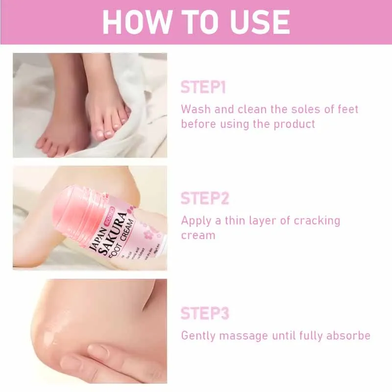 [Super Anti-Rissbildung] Sakura 60% Urea + 2% Salicylsäure Hand- und Fußpflegestift Plus+, Super Anti-Rissbildung Hand- und Fußcreme-Stift, spendet Feuchtigkeit von innen in 5 Minuten, schnelle Wirkung, 72-Stunden Tief – Detail 5