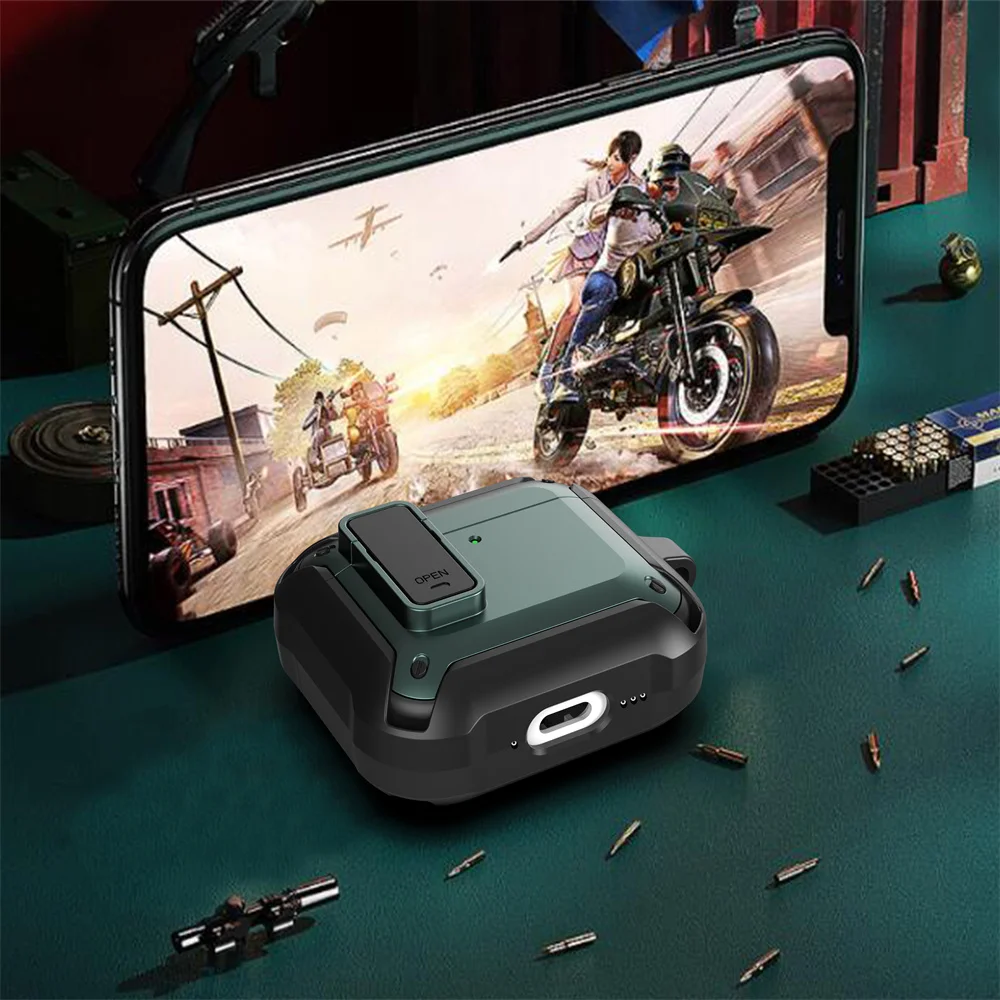 Earphone Cases for Apple Airpods 1st 2nd 3rd 4th Generation Pro 2 Headphone Protective Case Shockproof Anti-drop Protector Cover