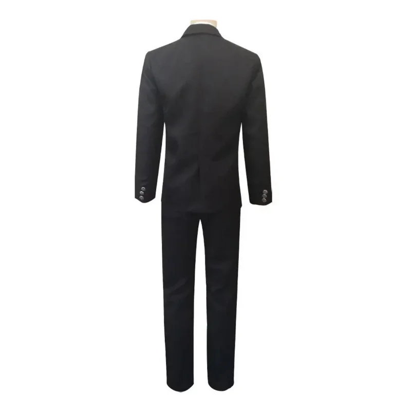 Anime Danganronpa Byakuya Togami cosplay costume short wig Dangan Ronpa men women uniform jacket shirt pants Halloween outfit