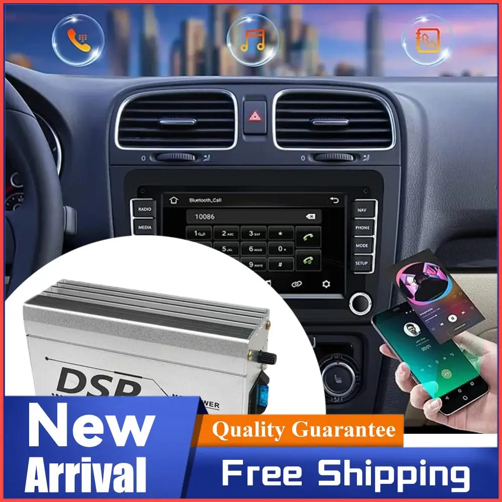 

DSP Car Power Amplifier Support APP Control Audio Digital Sound Processor DSP Car Equalizer for Car Audio Enhancement