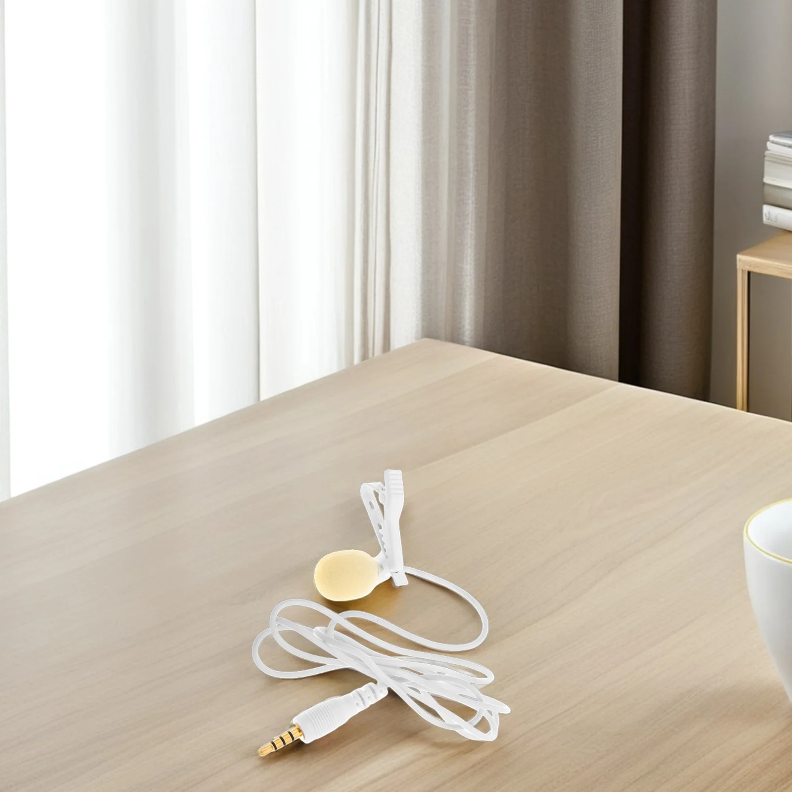 Microfono per smartphone con clip in miniatura Microfono lavalier portatile per riunioni di insegnamento sportivo Registrazione microfono per camicia piccola