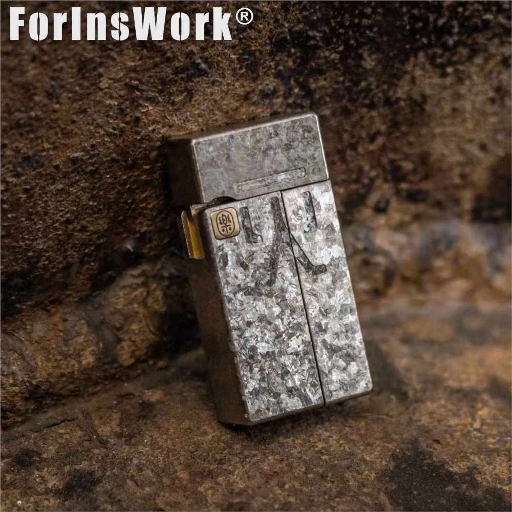 ヨーロスタジオ10周年記念 アイスクリスタルチタン合金 火を使わないプッシュスライダー ストレス解消おもちゃ フィンガースピナー デスクガジェット