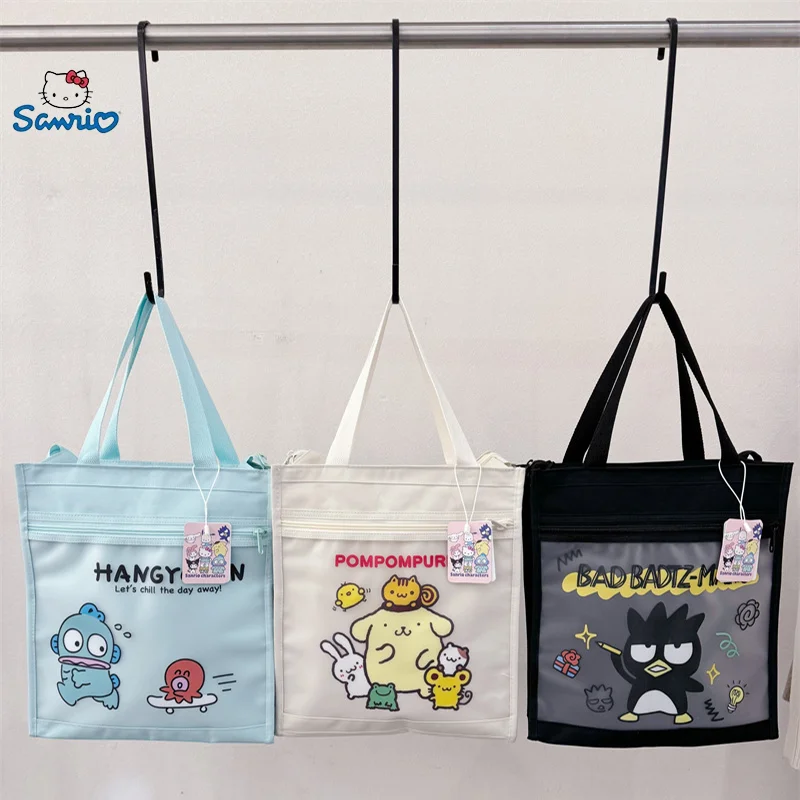 Sanrio Cinnamoroll My Melody Shoulder Bag Cartoon Kawaii Doll Leisure Large-capacity Shopping Handbag Shoulder Bag For Ladies