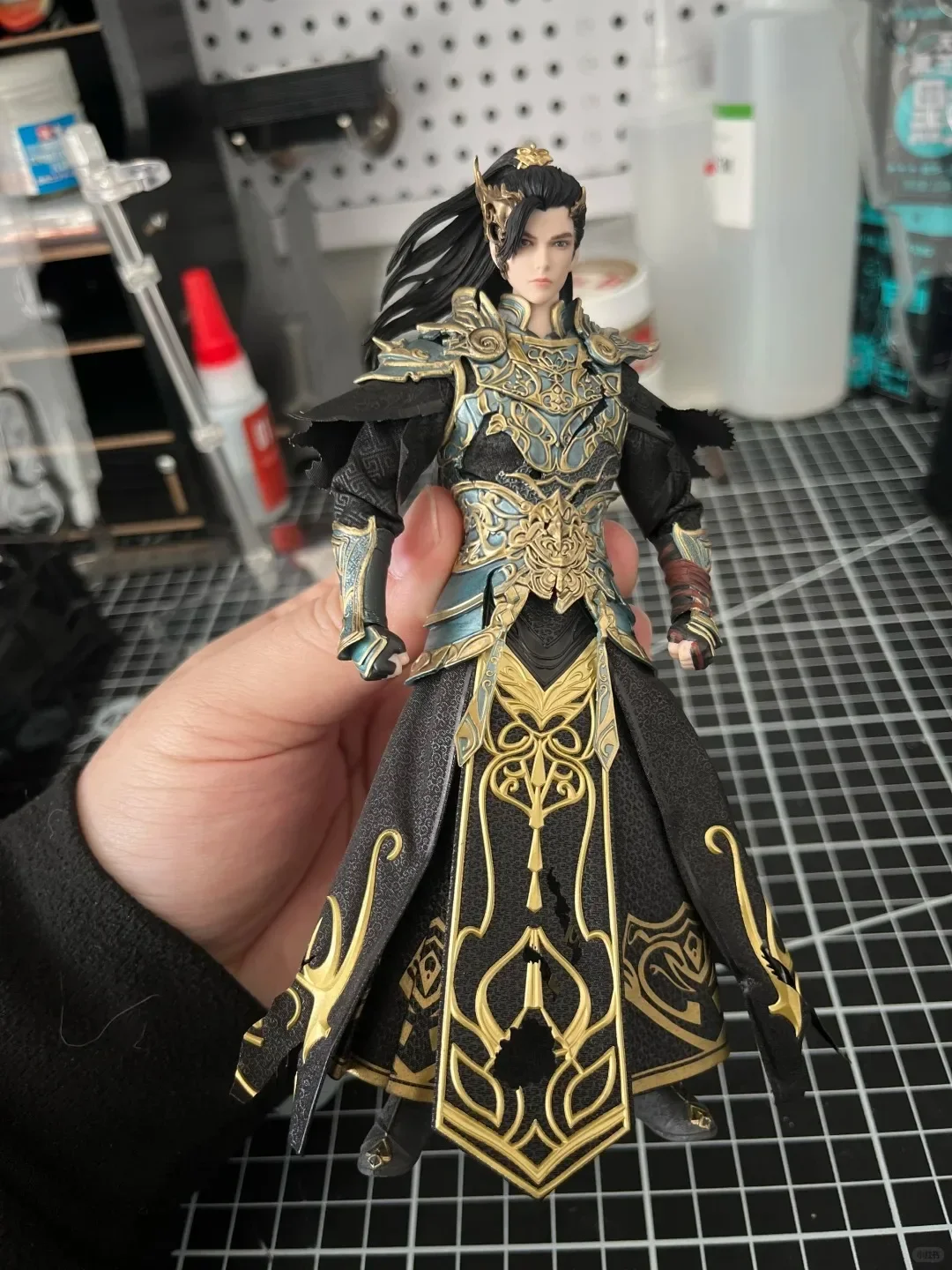 In Voorraad Langzhou CC9125 Perfect World echte autorisatie: Shihao Lei Di battle pantser 1/12 Action Figure Model Speelgoed Ornament