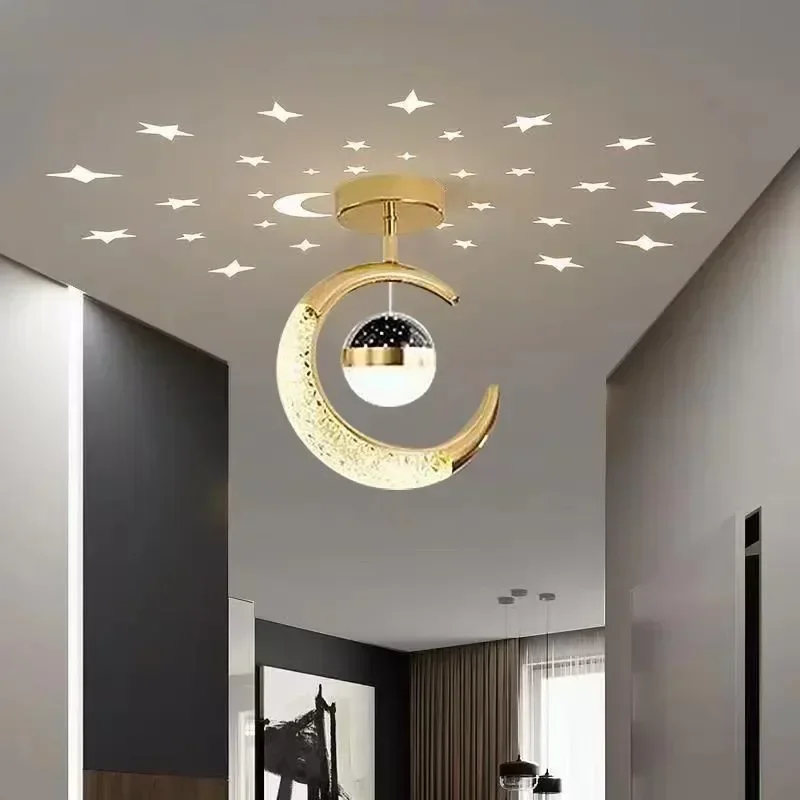 Home decor corridor ceiling light star chandelier modern living room bedroom bedside chandelier bar atmosphere decor chandelier