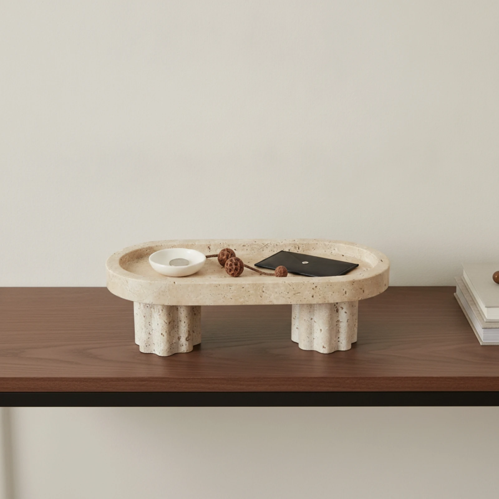 Travertine Tray Decorative Sto - Travertine Tray Oval recension och pris