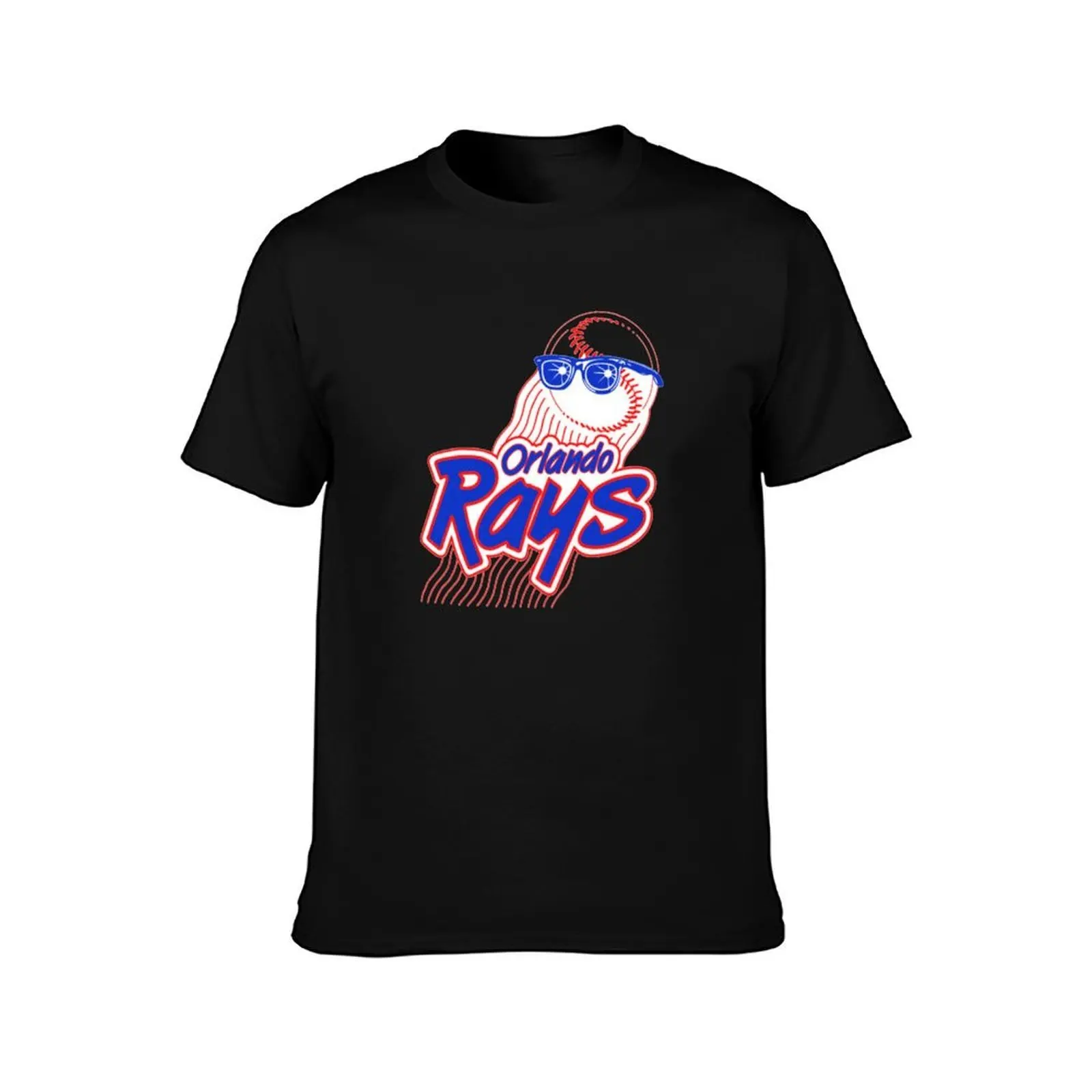 Orlando Rays Minor League Baseball Vintage Logo T-Shirt Large Size Basic Casual T-Shirt