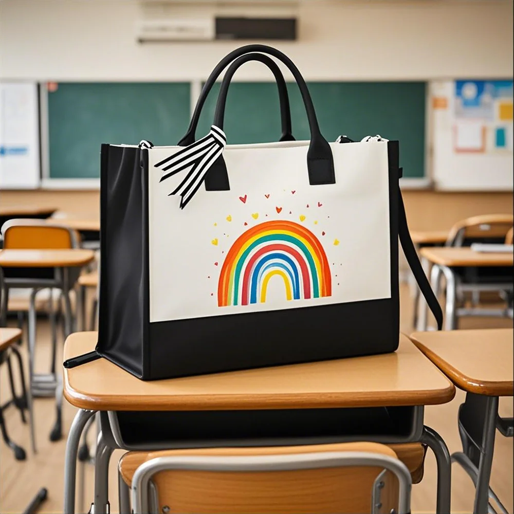 

Teachers' Day Gifts Tote Bag Appreciation Gift for Teacher Back To School Decor Graduation Student for Women Coworker Gifts