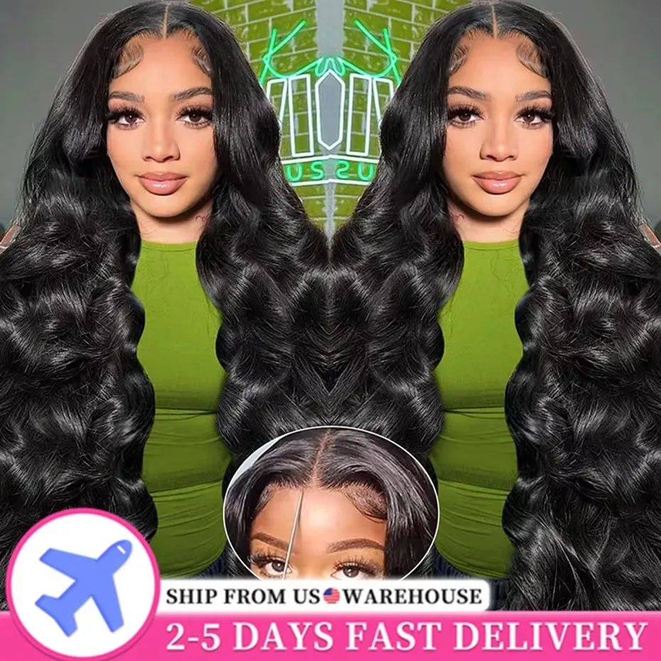 

38Inch 13x6 Body Wave Lace Frontal Wig Brazilian 13x4 HD Lace Frontal Human Hair Wigs For Women Pre Cut No Glue 9X6 5X5 Lace Wig