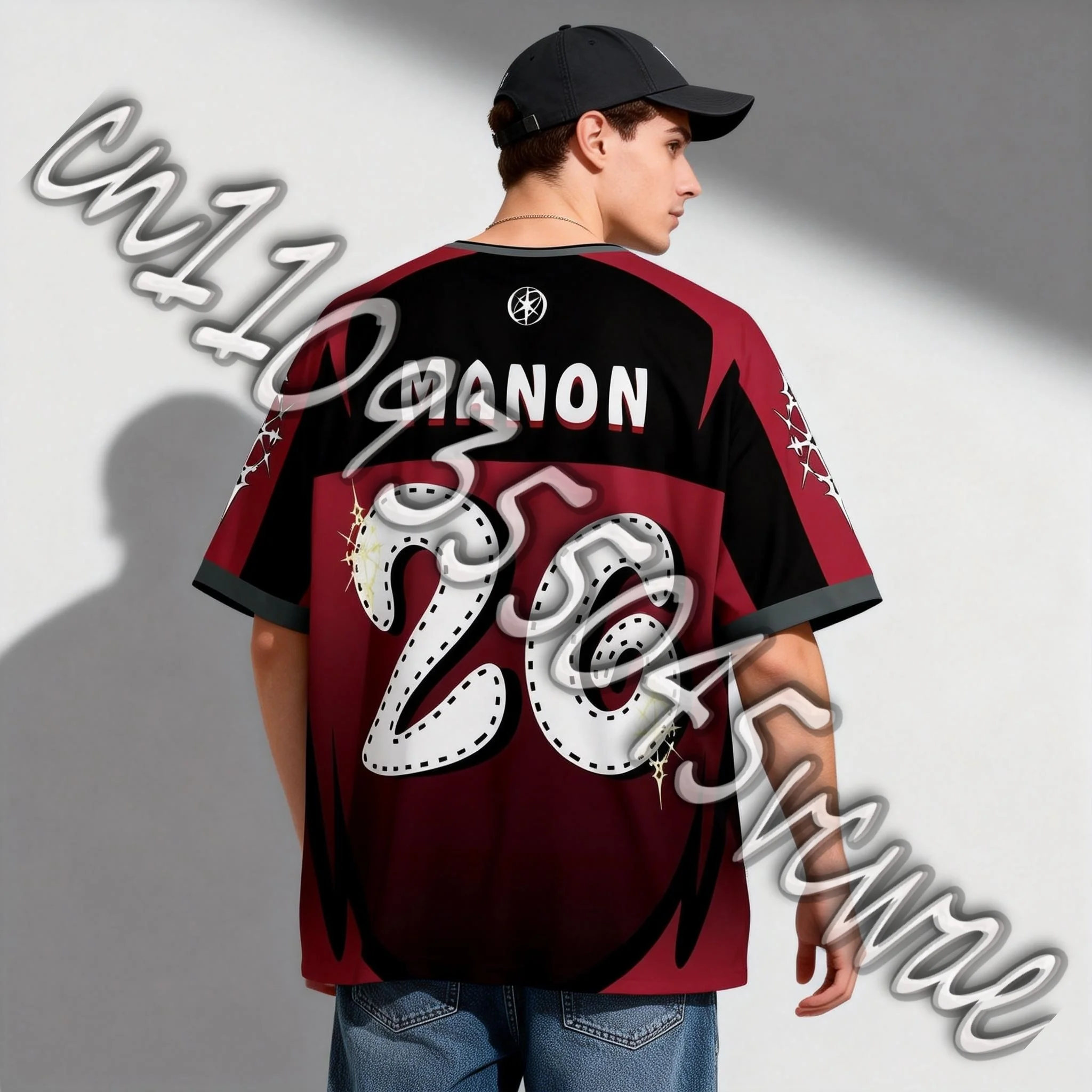 

Джерси Katseye, выберите имя, номер, корейский стиль Kpop, мужские быстросохнущие футболки, удобные стильные уличные повседневные футболки больших размеров унисекс