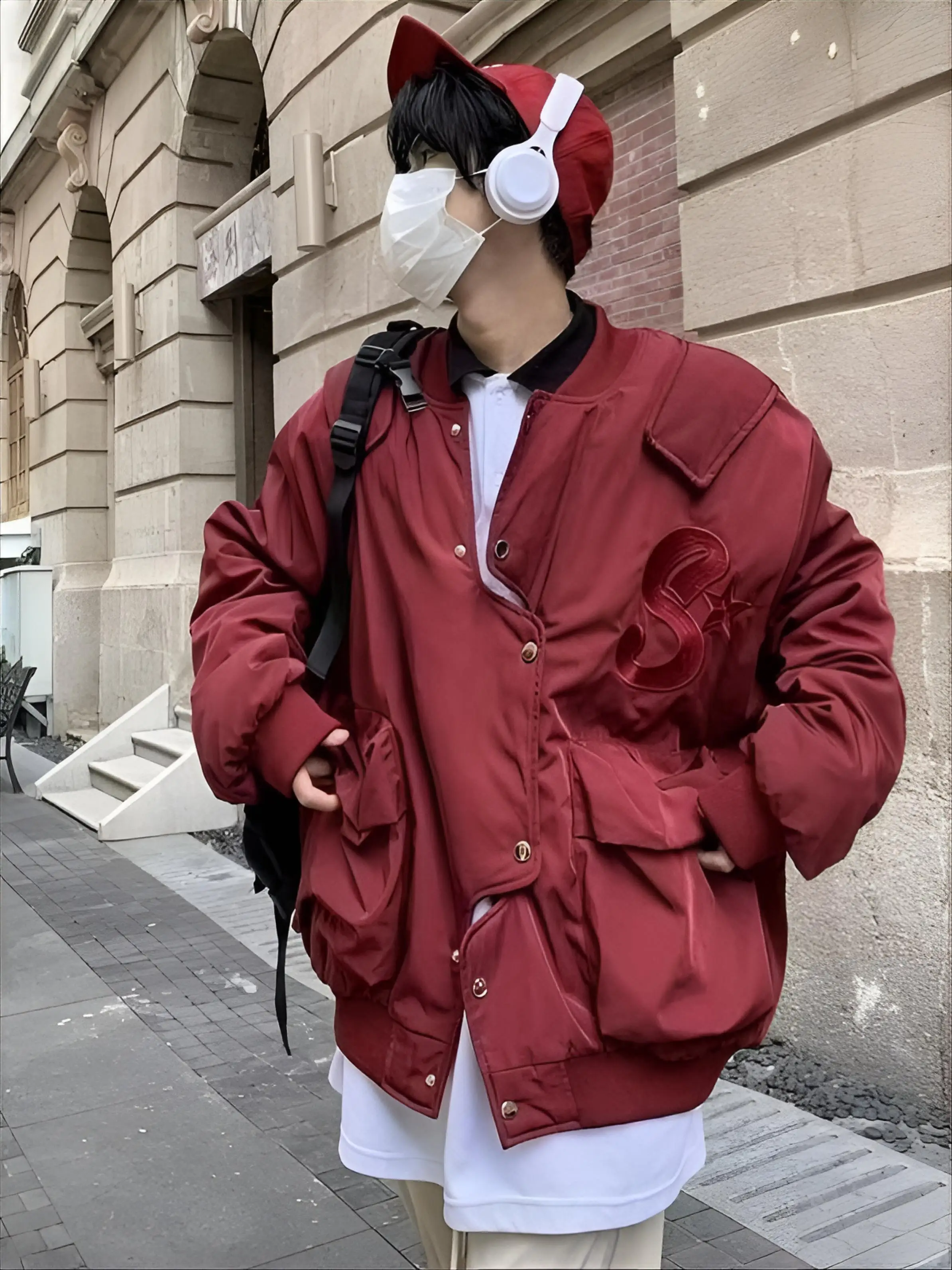 

Куртка-пальто Juicy Mens Angels: Стильная городская молодежная уличная одежда для вечеринок, клубов и развлечений. Модный стиль Bf.