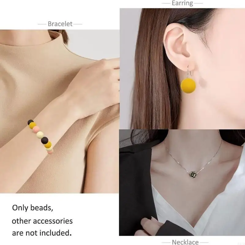 F62d Sunset Silicone Losse kralen voor sleutelhanger DIY Siliconen kralen rond siliconenpalen