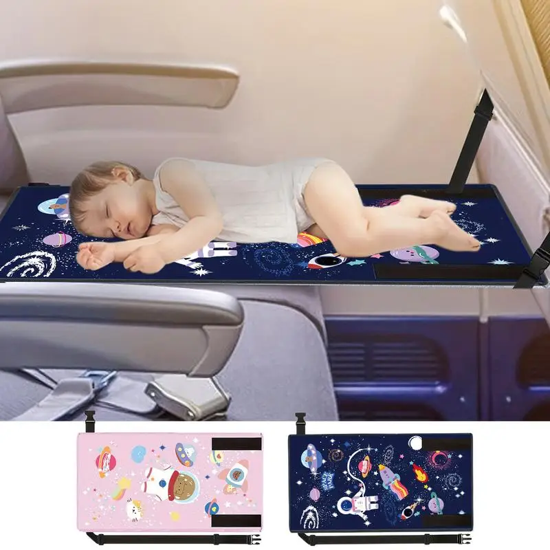 Airplane Seat Extender for Kids Portable Kids Travel Airplane Bed Baby Pedals Bed Portable Travel Foot Rest Hammock For Kids