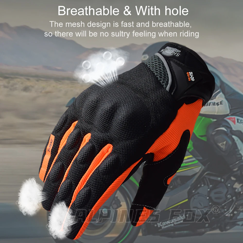 Suomy-男性と女性のためのフルフィンガーバイクグローブ、 - Xs Motorcycle Gear のレビューと価格