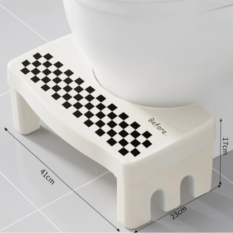 Toilet Stool Footstool Toilet Squatting Tool Plastic Thickened Footstep Small Stool Children's Bathroom Footrest Step Stool