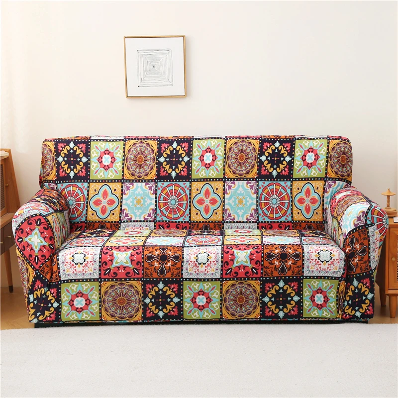 s-emiga floral printed sofa covers for living room elastic stretch slipcover sectional corner sofa covers 1/2/3/4-seater