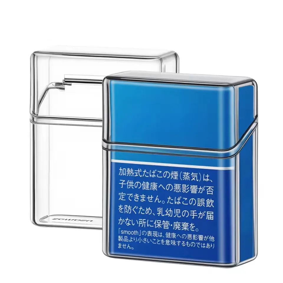 1PC Thick Plastic Transparent Case For Ploom X Cigarette Box Storage Case Smoking Accessories Women Men Gift