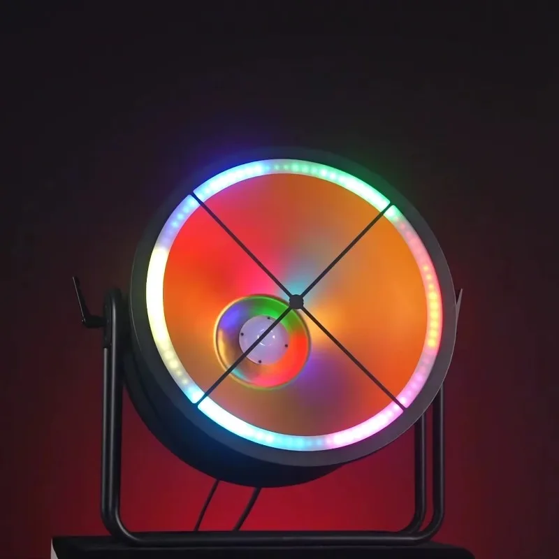 Vintage stage background effect light rings for outdoor events and concerts