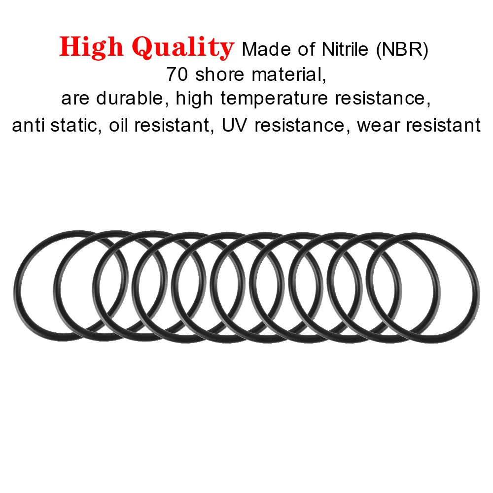 419PCS Buna-N Gasket Sealing Replacement O-Rings 32 Metric Sizes Rubber Sealing O Ring Assortment Kit Car Accessories Universal