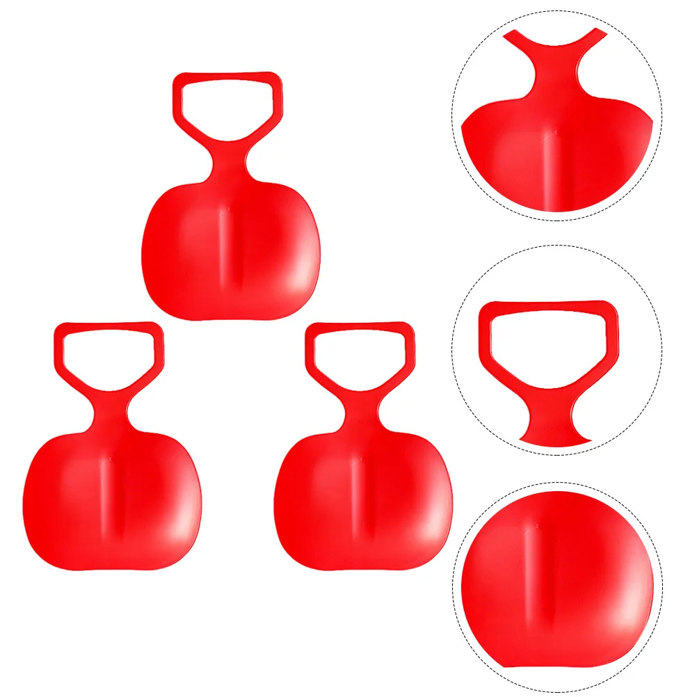 3 قطع سماكة في الهواء الطلق الشتاء المنزلق الإنحدار المنزلق مجلس البلاستيك سماكة الثلوج البلاستيك زلاجات الثلج