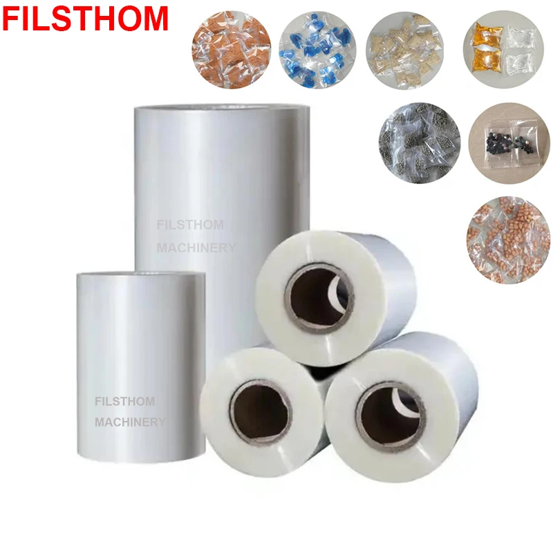 3Kg PE PET Transparent Food Grade Packing Film For Filling Packing Machine Seeds Nuts Honey Ketchup Salad Sauce