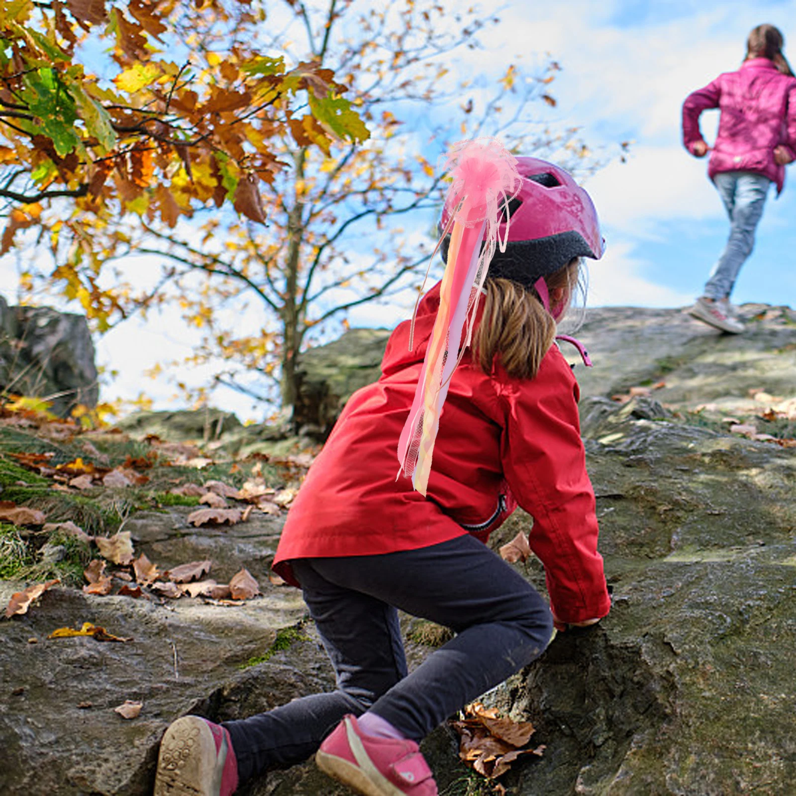 Colorful Bike Handlebar Streamer Scooter Ribbon Decorative Tassels Durable Easy Install Flutter Wind Fun Tassels for Bike