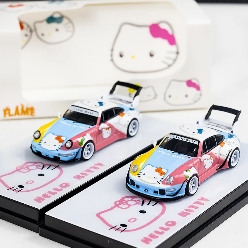 

Flame 1:64 RWB 993 964 simulated alloy car model, Boys' toy, children 'gift, adult collectible ornament.