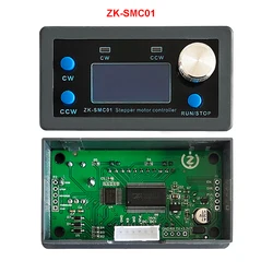 SMC 01 Stepper Motor Controller Positive and Reverse Angle Pulse Speed Control Board Programmable PLC Serial Communication