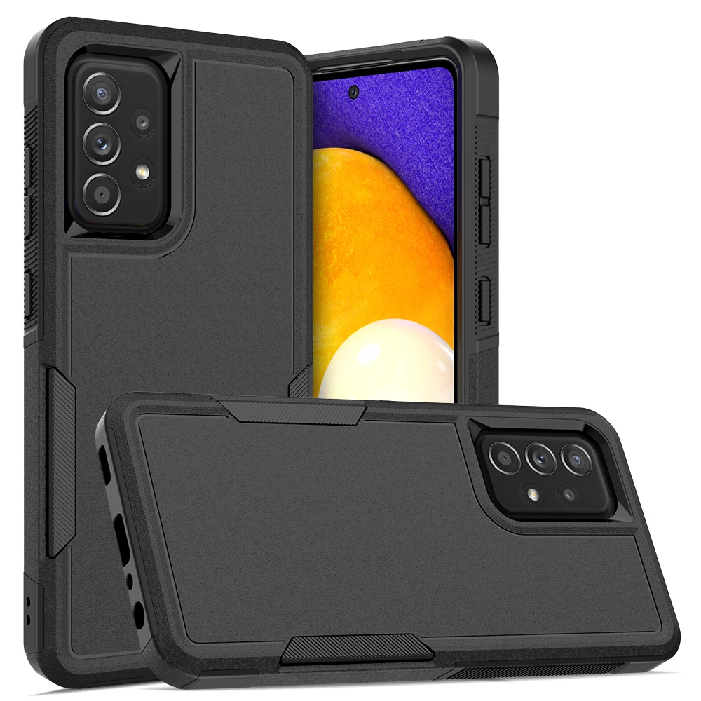 

Armor Case for Samsung Galaxy A52 5G Heavy Duty Phone Cover 2in1 TPU/PC Shell Dual Layer Hard Strong Shockproof Funda Capa