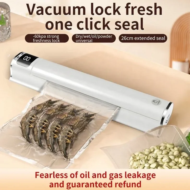 Super Suction Automatic Suction Vacuum Food Sealers Multifunction Mini Food Vacuum Sealer Machine For Kitchen