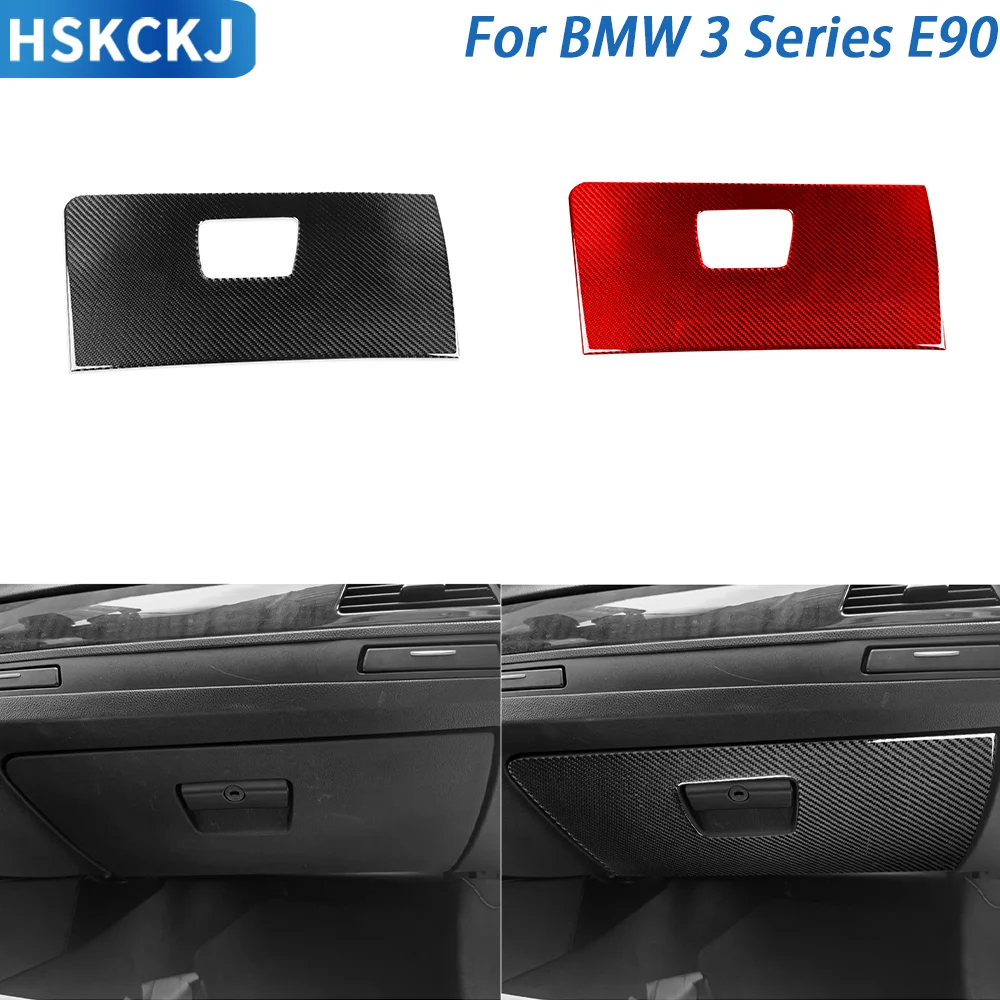 

Автомобильные аксессуары, карбоновый Fiebr Copilot, ящик для хранения, защитная боли, накладка, наклейка, модификация для BMW 3 серии E90 2005–2012 гг.