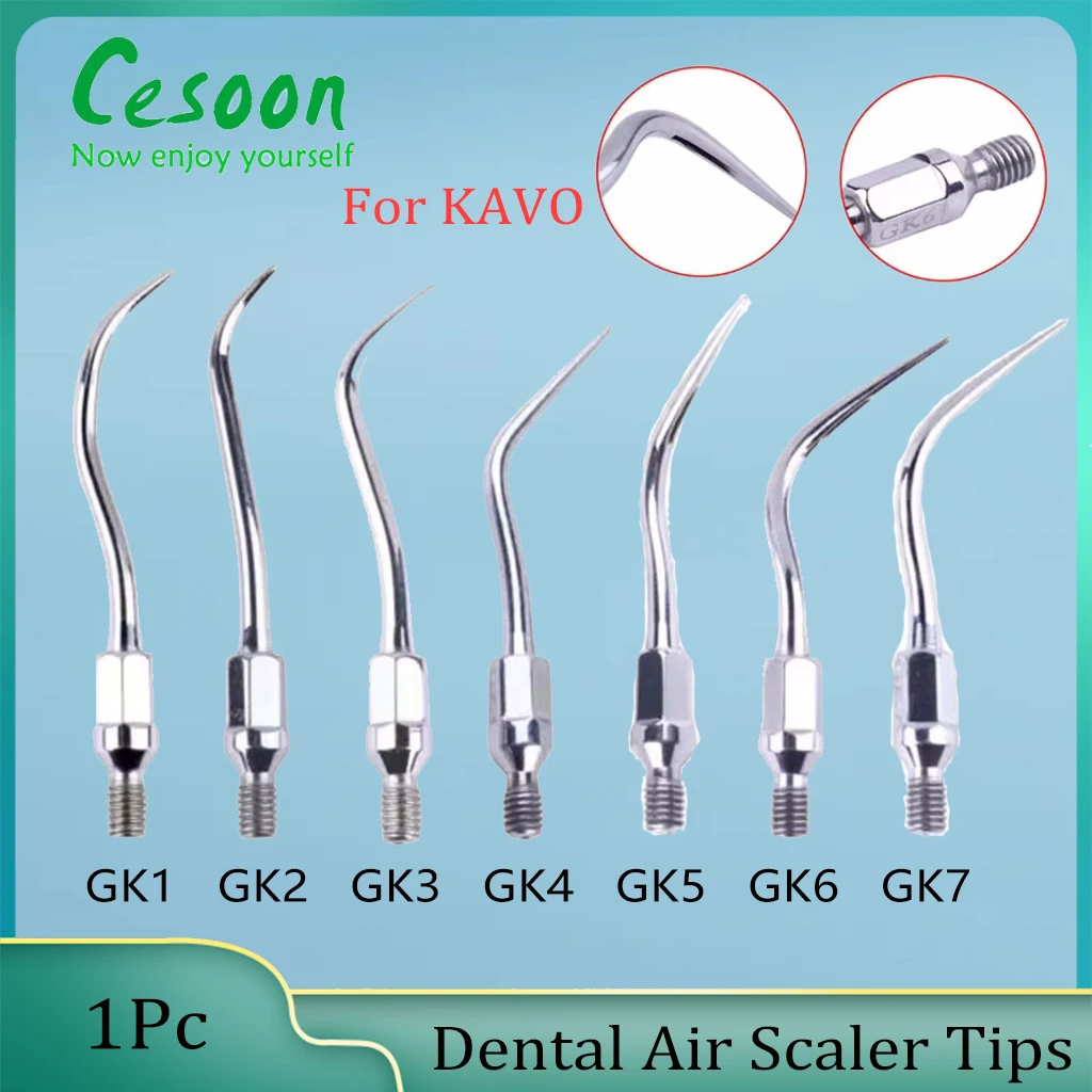 Dental Air Scaler Tips GK1 GK2 GK3 GK4 GK5 GK6 GK7 For KAVO Handpiece Remove Subgingival Interdental Calculus Dentist Instrument