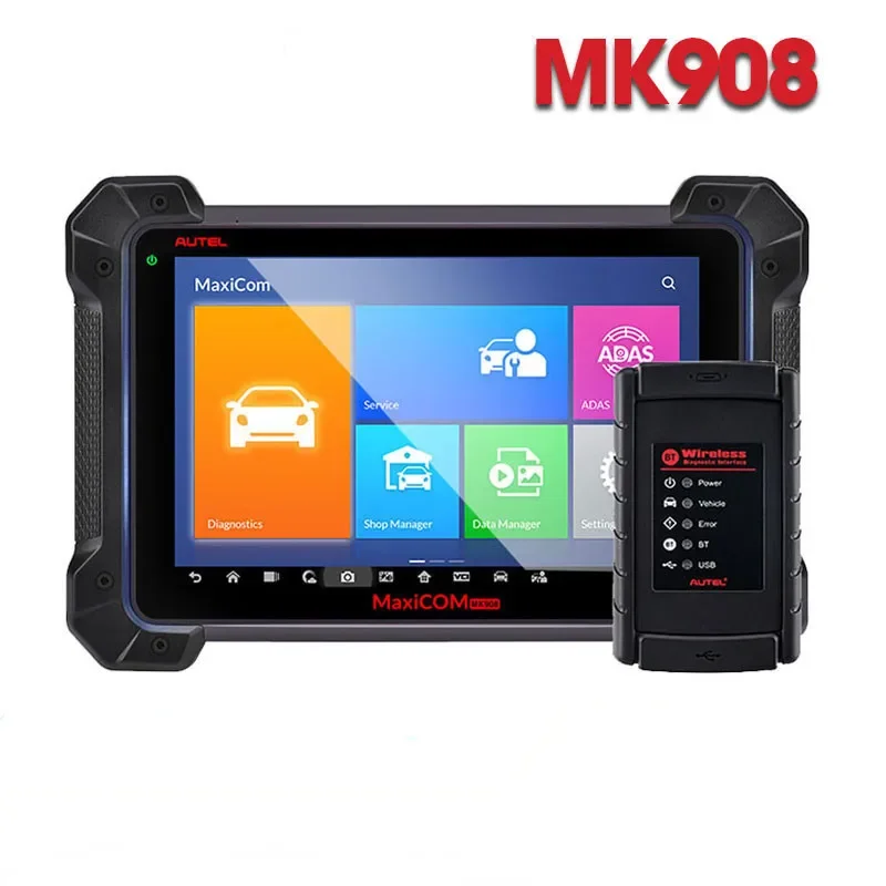 Autel MaxiCOM MK908 Auto Diagnostic Scanner Autel MK908 PK MK908P MaxiSys Elite MS908 ECU Programming with J2534 OBD 2 OBD2 Auto