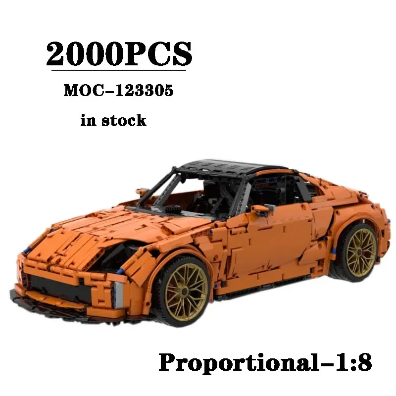 

New MOC-123305 350z Classic Racing Supercar, Motorsports Model, Building Blocks, Educational Toys for Kids, Birthday Gift