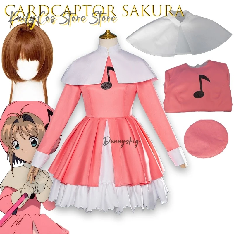 

АНИМЕ Косплей Костюм Персонаж Ролевая Игра Экипировка Сакура Киномото Музыкальная Нота Косплей Костюмы Наряд Хэллоуин
