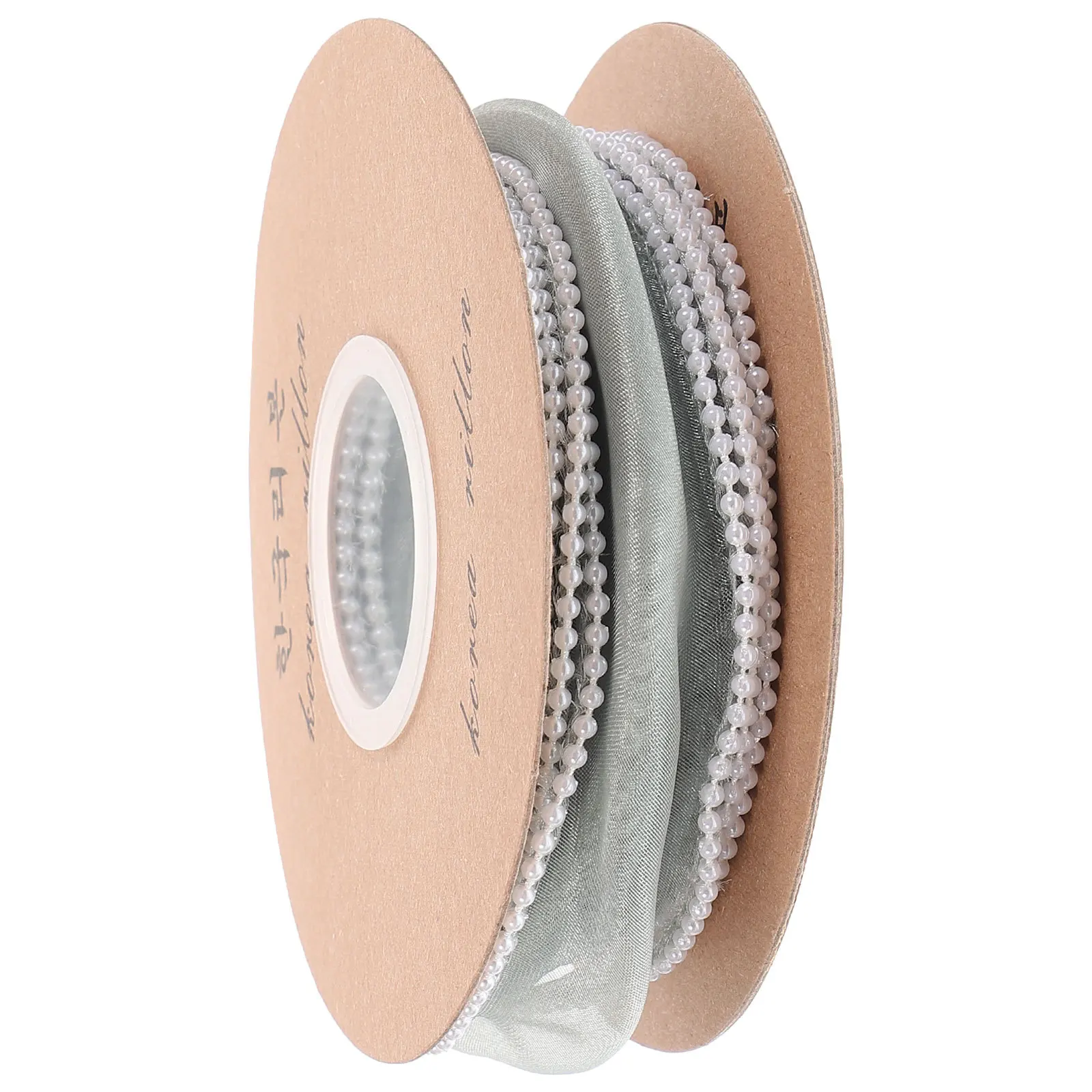 Wstążka ozdobna z kokardą motylkową, szerokość 5 jardów, do dekoracji ślubnych, wieńców, rękodzieła festiwalowego, uroczy dodatek do pakowania.