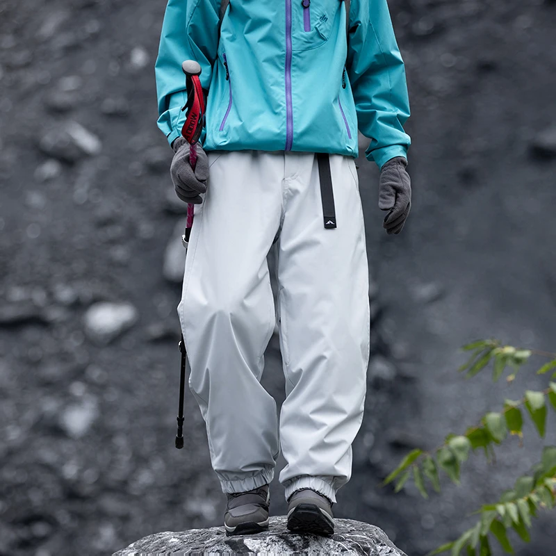 

90 Du down Filled Hard ell Ski Pants Multi-Layer Thermal Loing Proc Windproof Waterproof Youth Faion Long Trousers