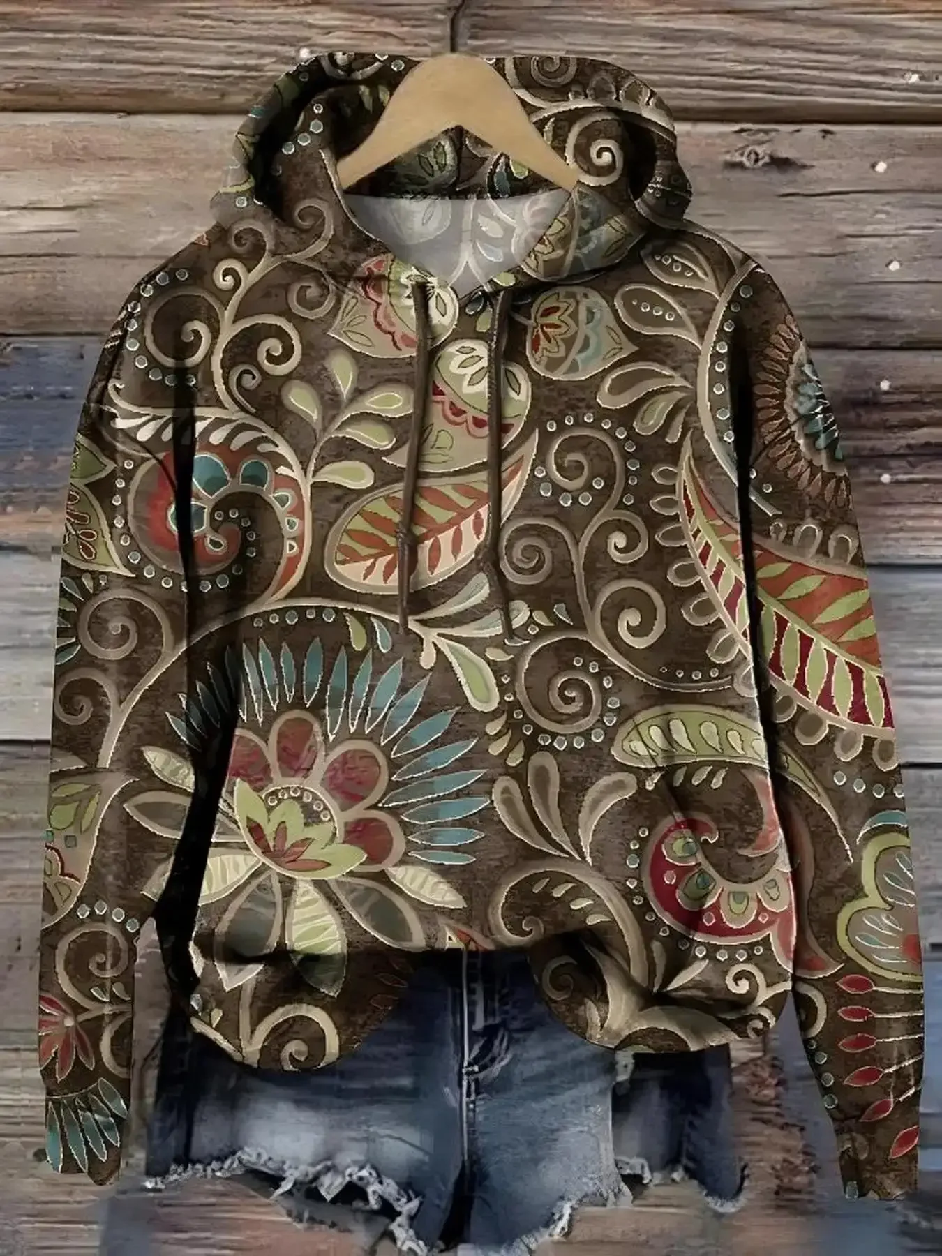 

Толстовка с капюшоном с цветочным 3D принтом, женская модная супер большая толстовка с капюшоном, спортивная одежда, уличная куртка, одежда в стиле Харадзюку