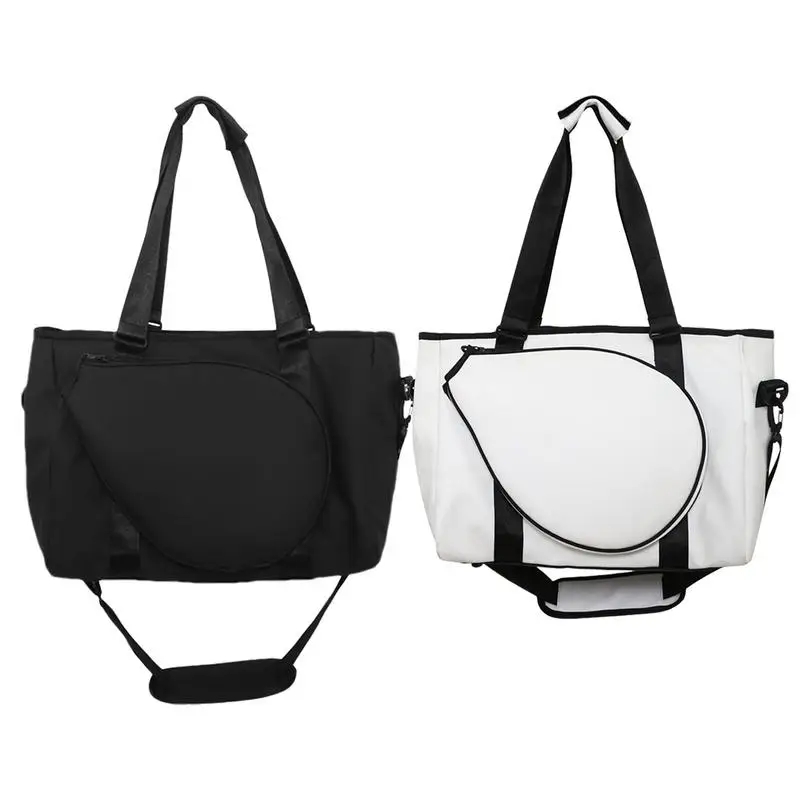 chic Badminton Racket Bag Fashionable Large Capacity Women's Messenger Bag Sportswear Clothes Tennis Bag Oxford Cloth Sports Bag